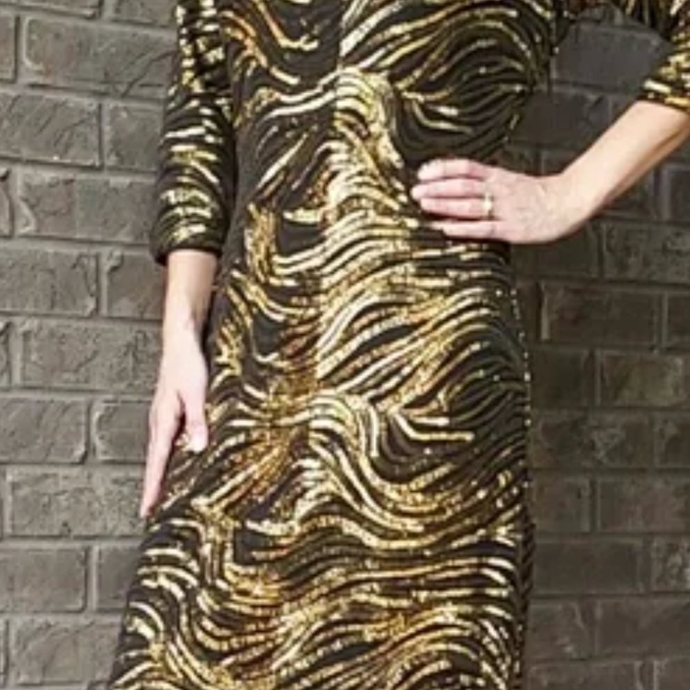 Sequin cocktail dress